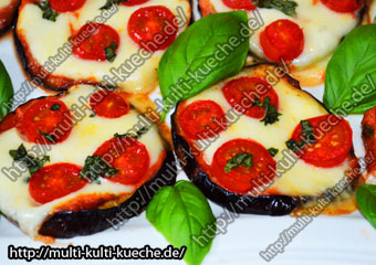 Low Carb Auberginen Pizza