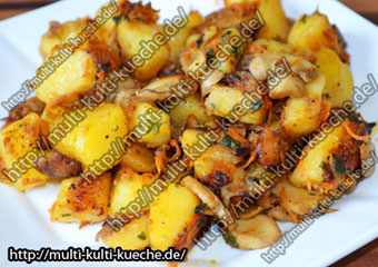 Bratkartoffeln mit Pilzen