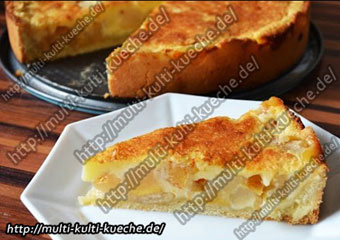 Einfacher Birnen Kuchen