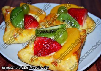 Kopenhagener mit Früchten