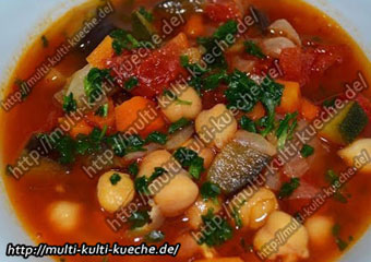 Marokkanische Kichererbsensuppe