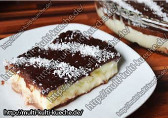 Milchcreme Schoko Dessert