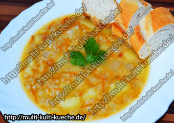 Perlgraupensuppe