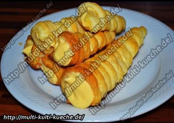 Schillerlocken mit Maracuja Creme