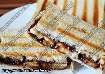 Schoko Bananen Toast