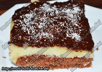 Schokokuchen mit Kokosfüllung