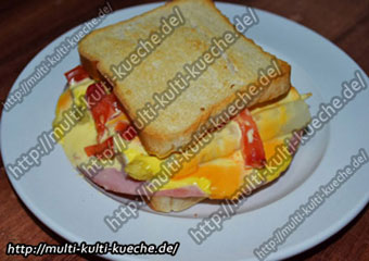Schinken Spargeltoast