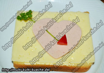 Valentinstag Brot