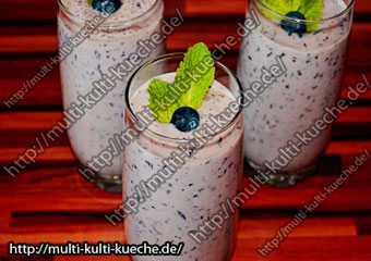 Blaubeer Bananen Smoothies
