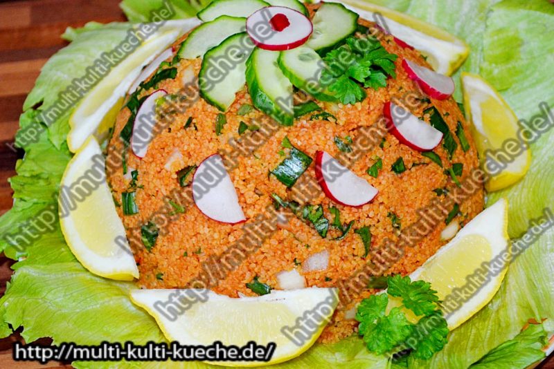 Türkischer Bulgur Salar Kisir
