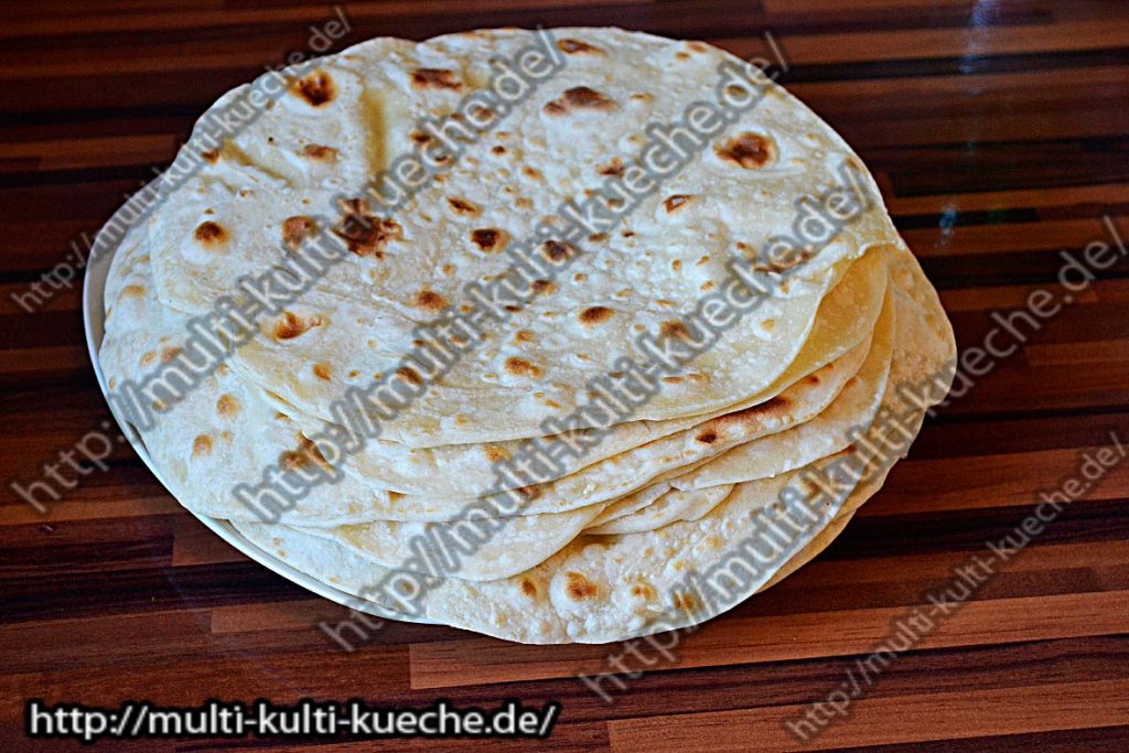 Türkisches Lavash Brot – Weizentortillas – Wraps - multi-kulti-kueche.de