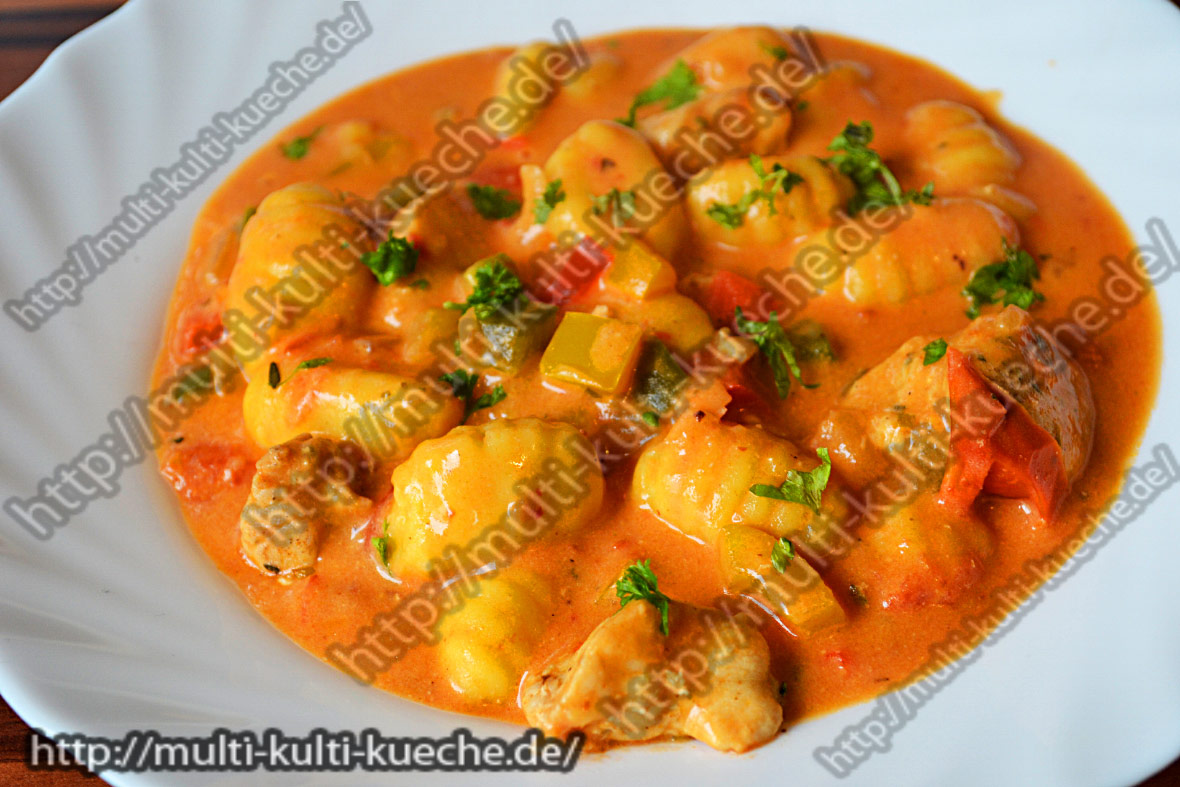 Gnocchi Hähnchenpfanne