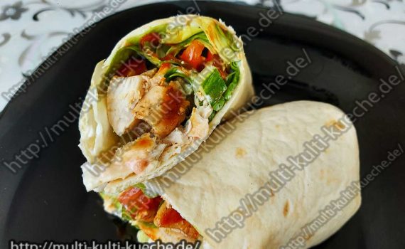 Wrap mit Hähnchen